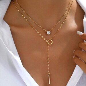 1pc Pendant Y-Shaped Necklace